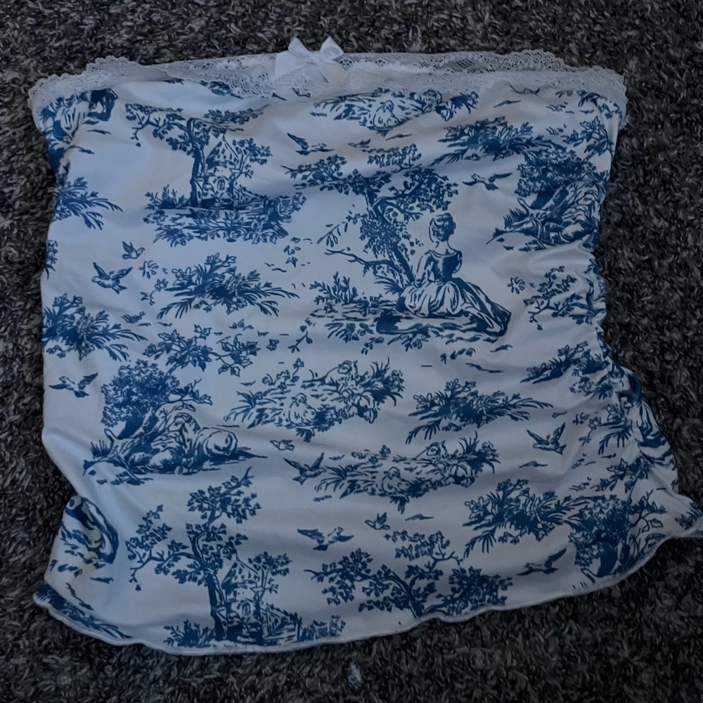 Vintage Flower Tube Top